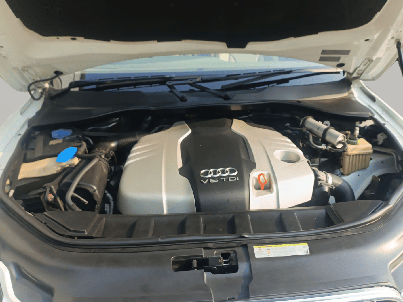 2013 Audi Q7 3.0 TDI QUATTRO, Diesel, Automatic, 85,878 km, Open Bonnet