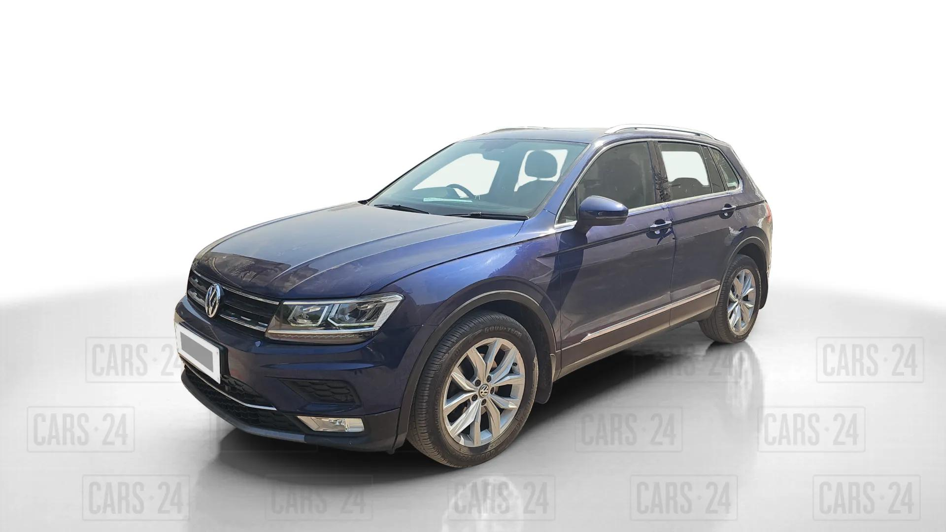 2017 Volkswagen TIGUAN HIGHLINE TDI AT, Diesel, Automatic, 1,12,000 km, Left Front Diagonal