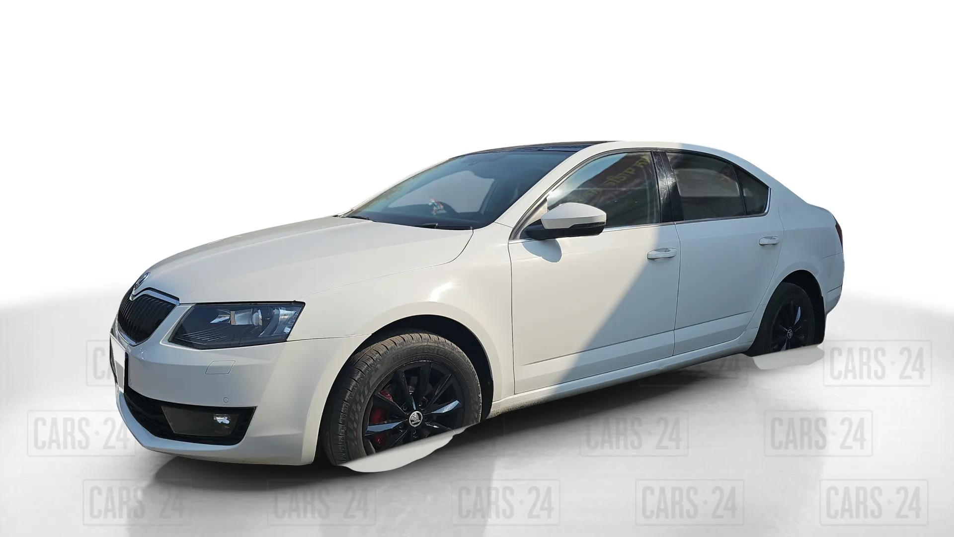 2015 Skoda Octavia ELEGANCE 2.0 TDI AT, Diesel, Automatic, 96,000 km, Left Front Diagonal