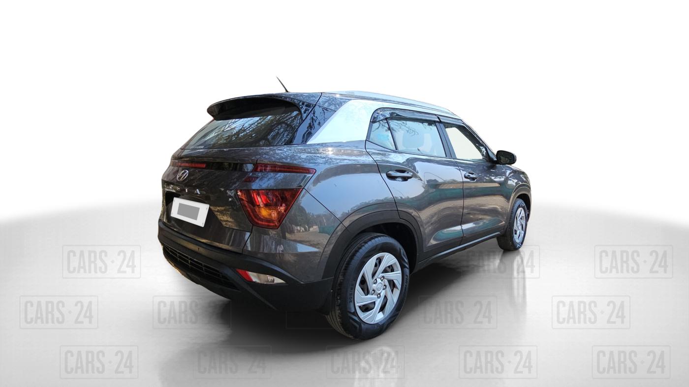 2021 Hyundai Creta E 1.5 DIESEL, Diesel, Manual, 21,610 km, Right Back Diagonal
