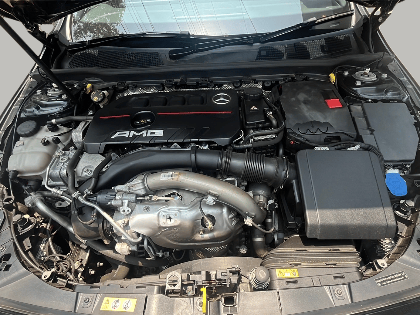 2022 Mercedes Benz A CLASS LIMOUSINE A35 AMG 4MATIC , Petrol, Automatic, 7,220 km, Open Bonnet