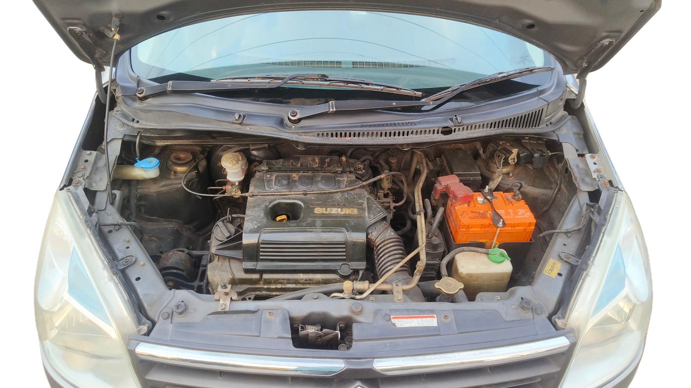 2012 Maruti Wagon R 1.0 VXI, Petrol, Manual, 23,660 km, Open Bonnet