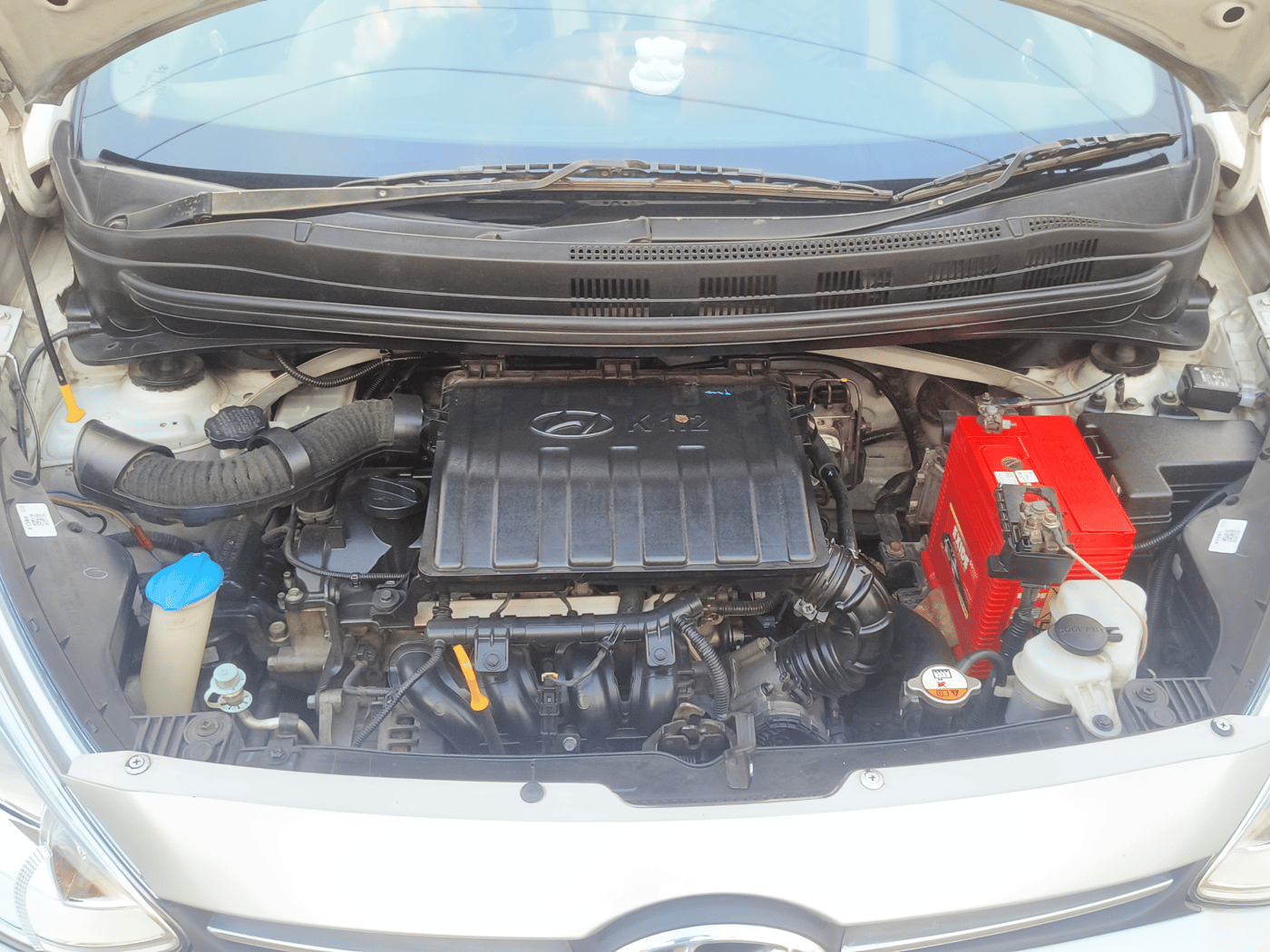 2015 Hyundai Xcent S 1.2, Petrol, Manual, 61,878 km, Open Bonnet