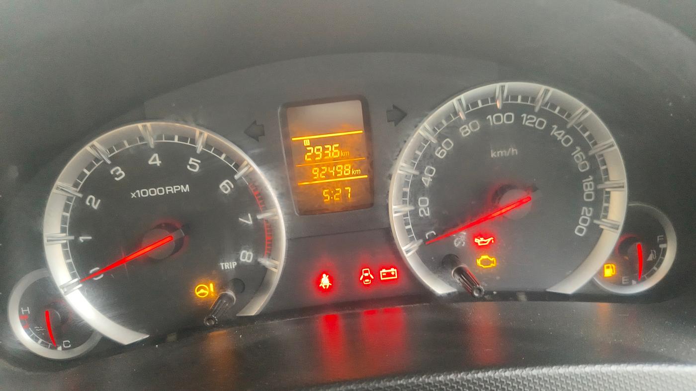 2015 Maruti Swift Dzire VXI, Petrol, Manual, 92,498 km, Odometer Image