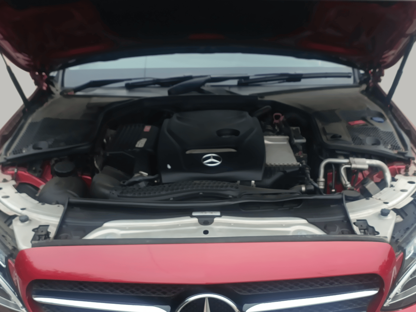 2018 Mercedes Benz C Class C 200 AVANTGARDE, Petrol, Automatic, 69,250 km, Open Bonnet