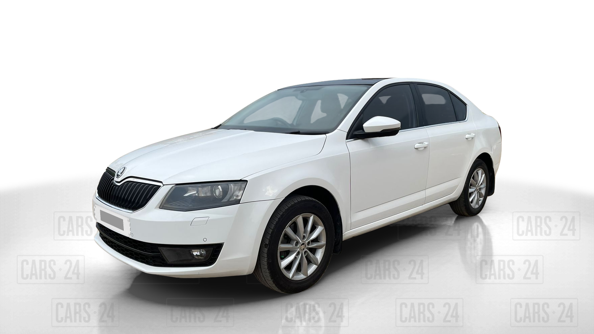 2015 Skoda Octavia ELEGANCE 2.0 TDI AT, Diesel, Automatic, 1,00,008 km, Left Front Diagonal