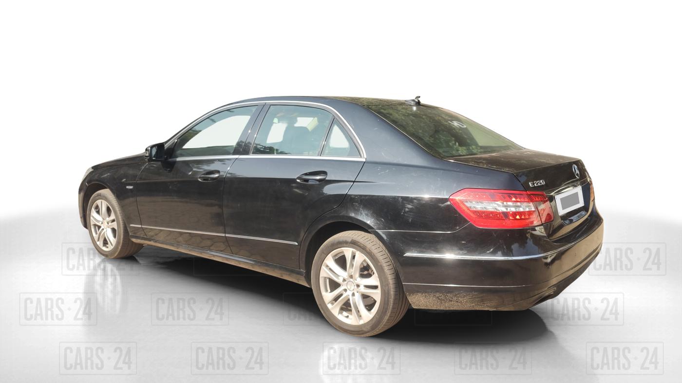 2012 Mercedes Benz E Class E 220 CDI avantgarde, Diesel, Automatic, 1,26,000 km, Left Back Diagonal