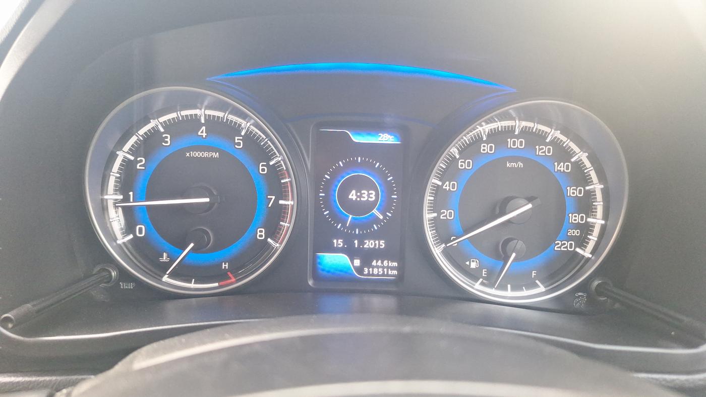 2021 Toyota Glanza G, Petrol, Manual, 31,851 km, Odometer Image