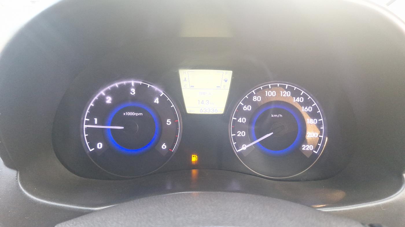 2015 Hyundai Verna FLUIDIC 1.6 CRDI S 4S, Diesel, Manual, 63,345 km, Odometer Image