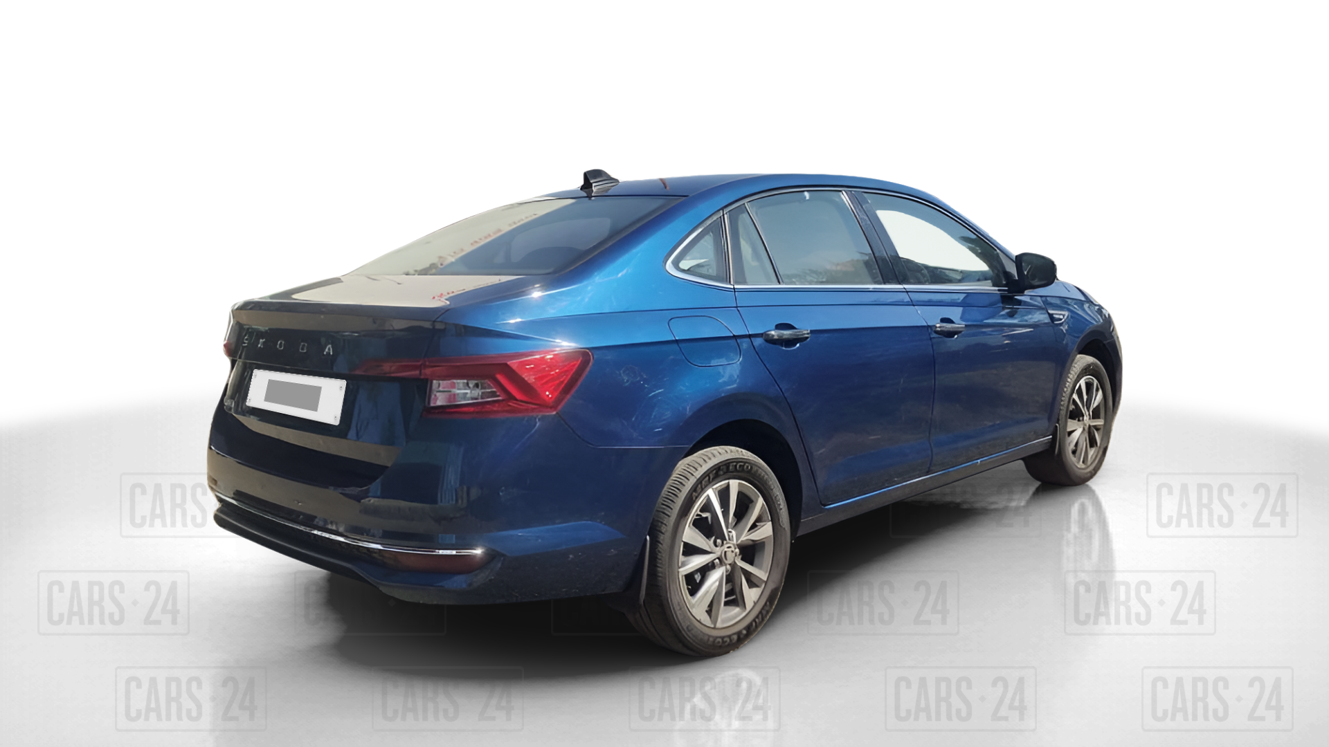 2024 Skoda SLAVIA STYLE 1.0L TSI AT, Petrol, Automatic, 5,852 km, Right Back Diagonal