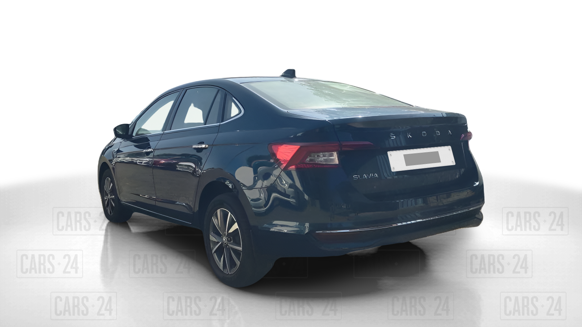 2024 Skoda SLAVIA STYLE 1.0L TSI AT, Petrol, Automatic, 5,852 km, Left Back Diagonal