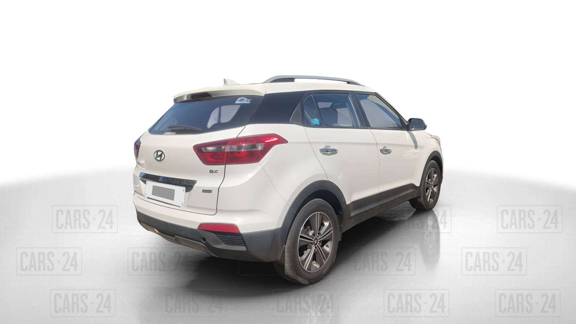 2016 Hyundai Creta SX PLUS AT 1.6 DIESEL, Diesel, Automatic, 52,420 km, Right Back Diagonal