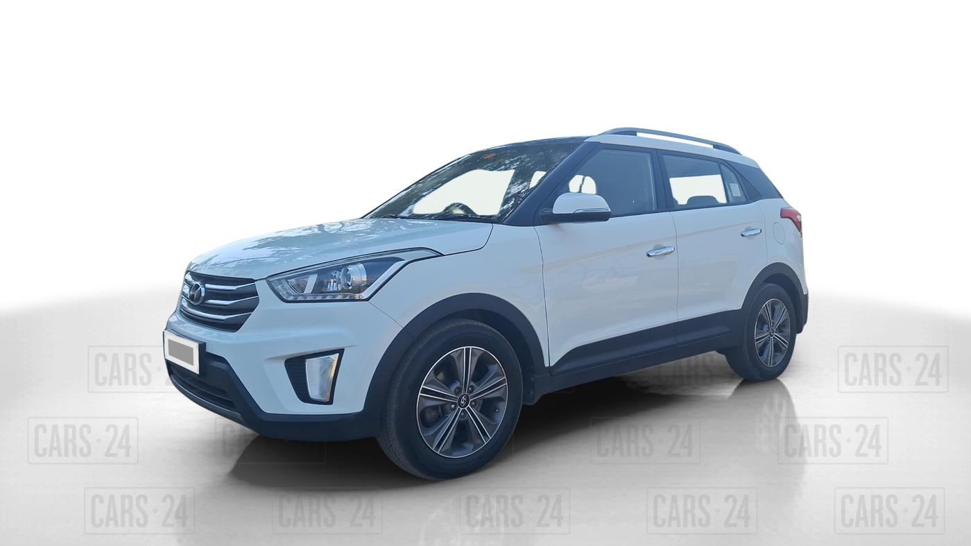 2016 Hyundai Creta SX PLUS AT 1.6 DIESEL, Diesel, Automatic, 52,420 km, Left Front Diagonal