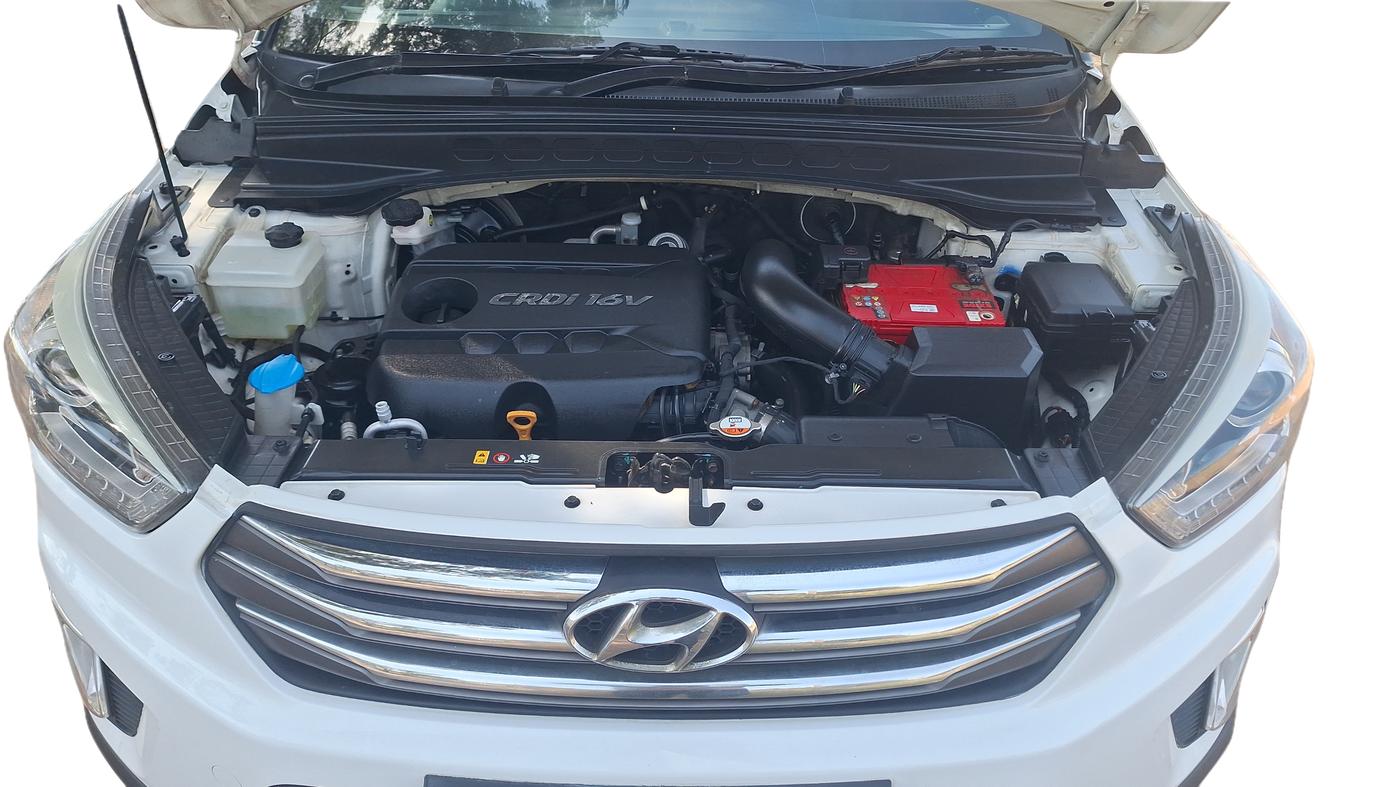 2016 Hyundai Creta SX PLUS AT 1.6 DIESEL, Diesel, Automatic, 52,420 km, Open Bonnet