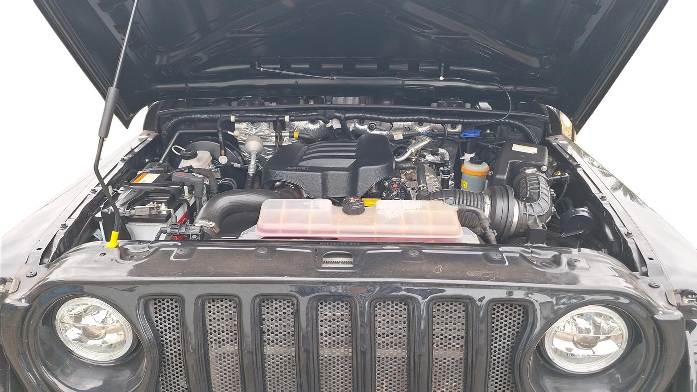 2023 Mahindra Thar LX D HT 2WD MT, Diesel, Manual, 11,000 km, Open Bonnet