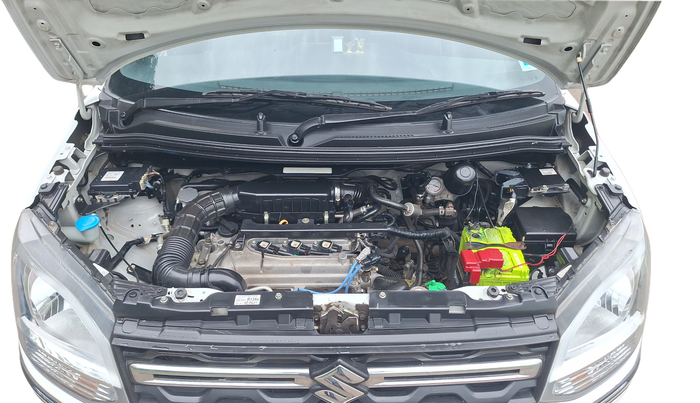 2020 Maruti New Wagon-R LXI CNG 1.0, CNG, Manual, 56,690 km, Open Bonnet
