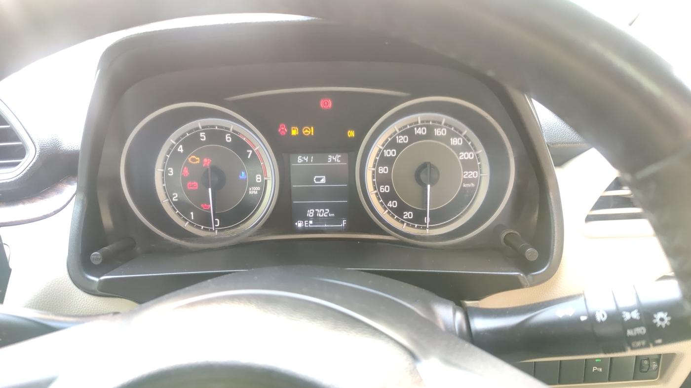 2017 Maruti Dzire ZXI PLUS, Petrol, Manual, 18,702 km, Odometer Image