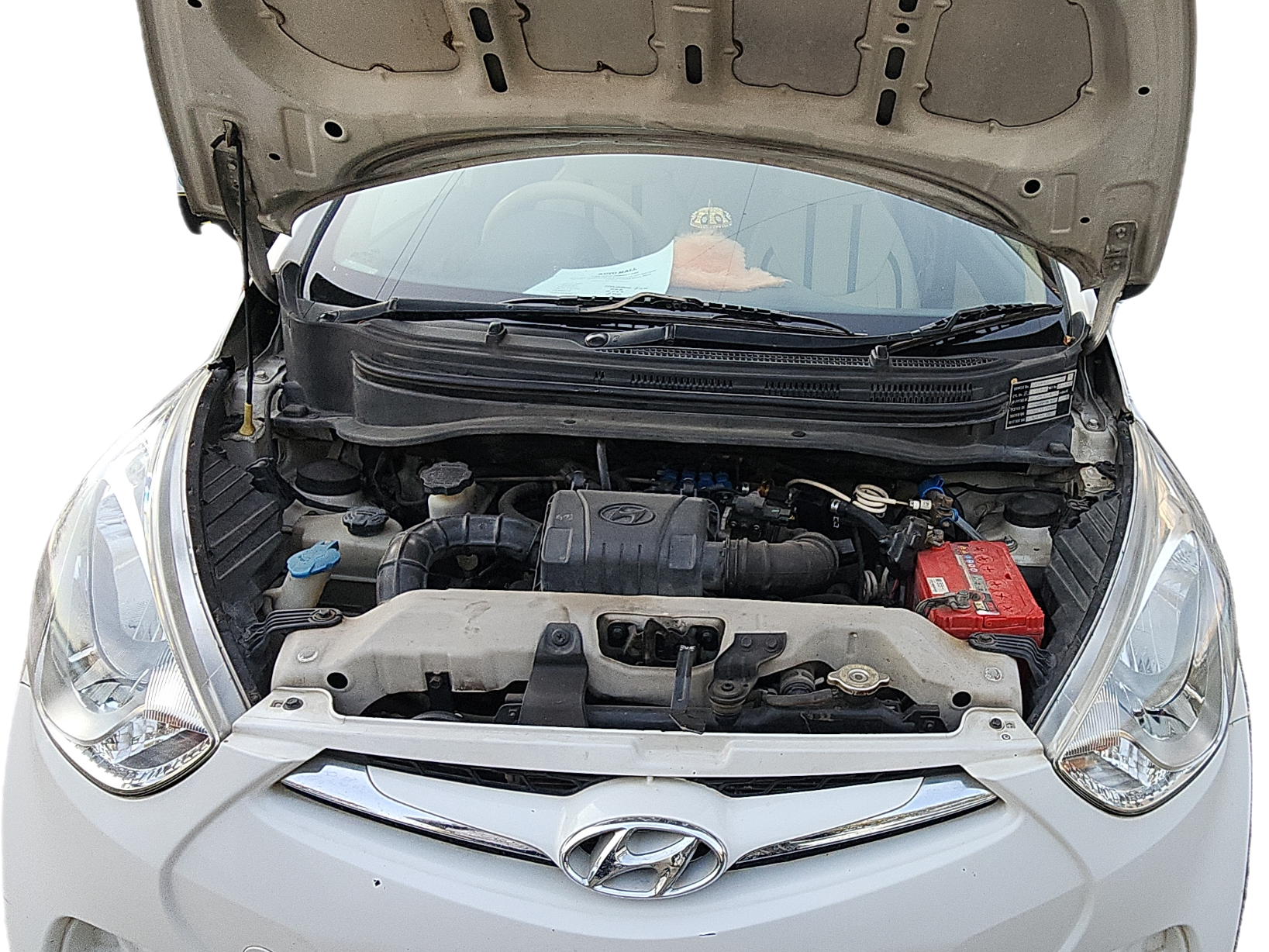 2017 Hyundai Eon ERA + SE, Petrol, Manual, 1,07,754 km, Open Bonnet