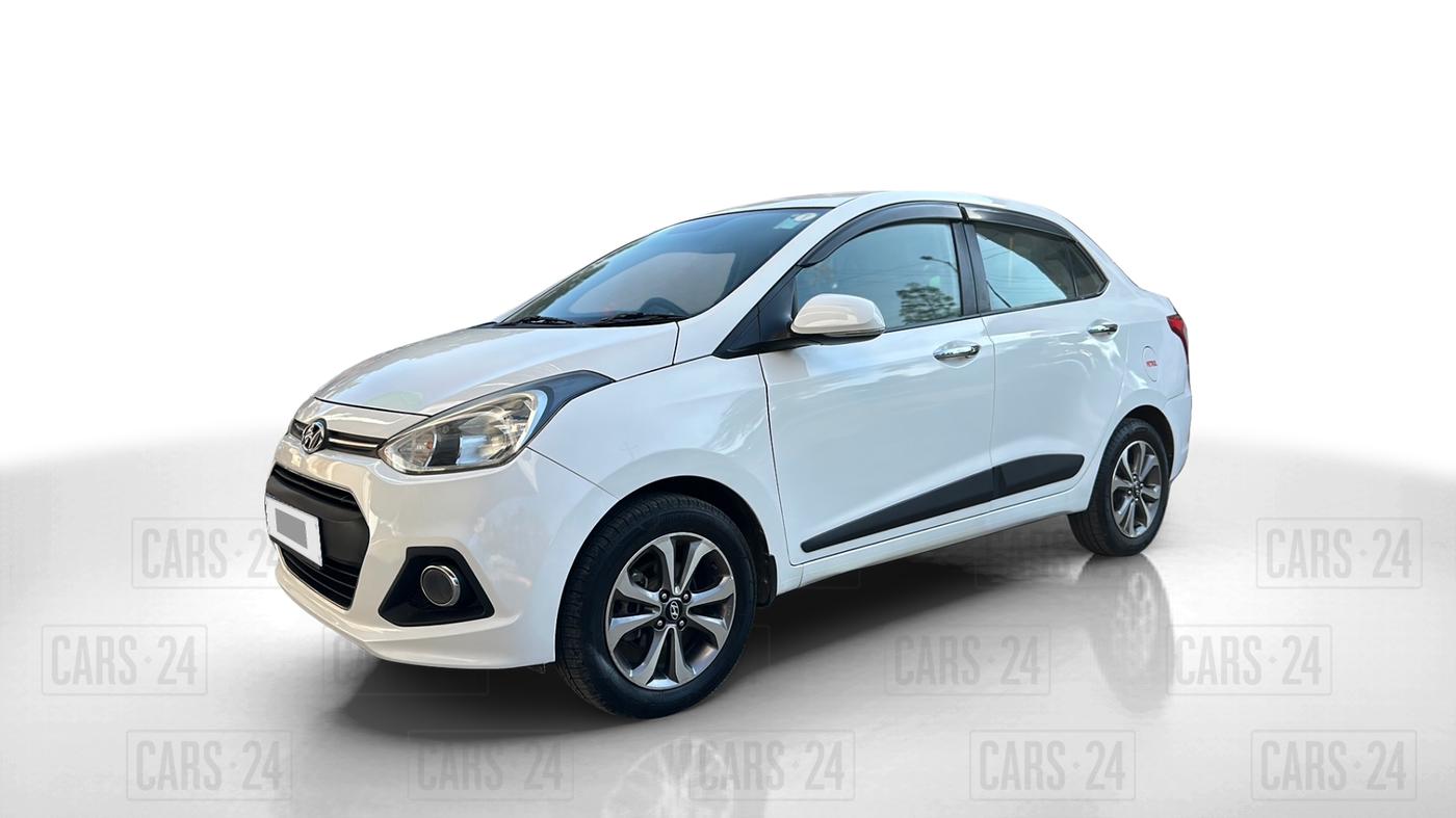 2015 Hyundai Xcent SX 1.2 (O), Petrol, Manual, 86,000 km, Left Front Diagonal