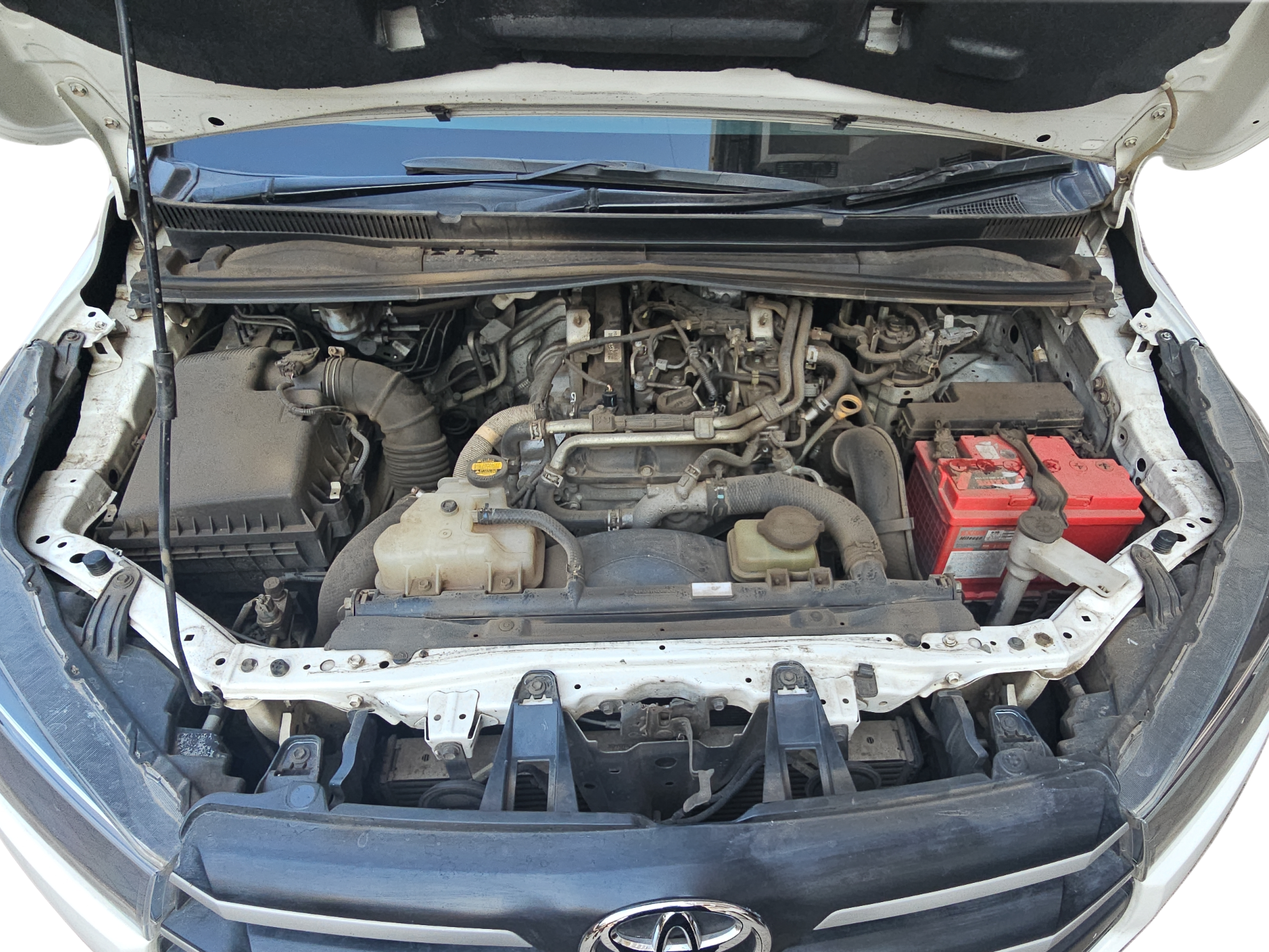 2016 Toyota Innova Crysta 2.4 G 7 STR, Diesel, Manual, 1,11,182 km, Open Bonnet