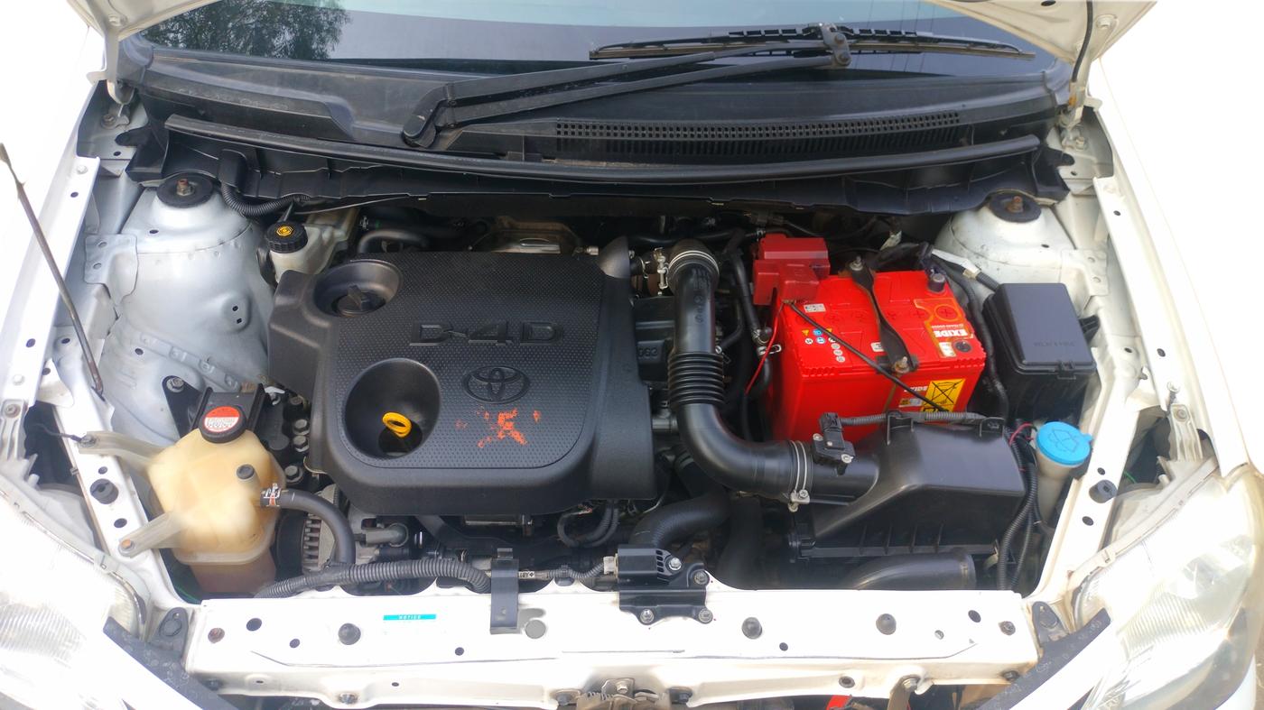 2017 Toyota Etios GD, Diesel, Manual, 83,256 km, Open Bonnet