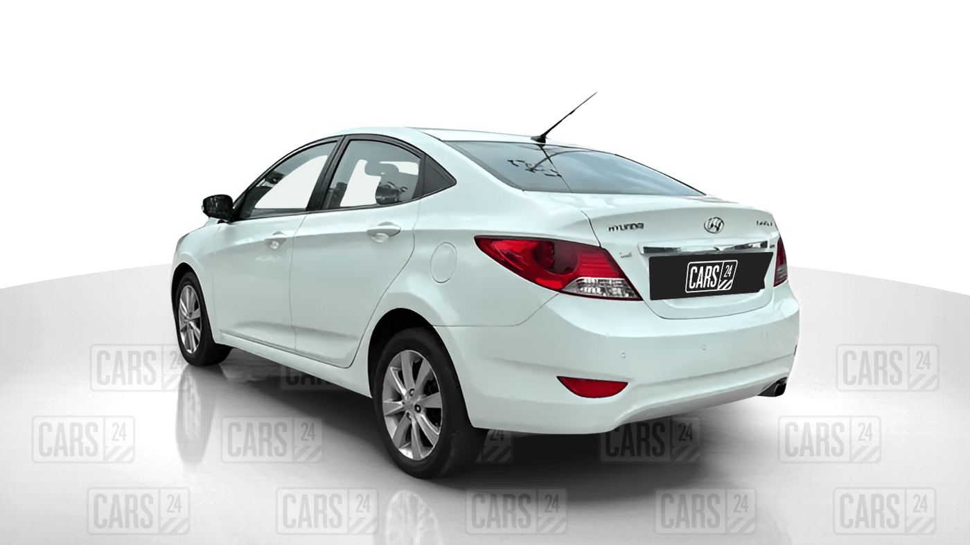 2012 Hyundai Verna FLUIDIC 1.6 CRDI SX, Diesel, Manual, 50,181 km, Left Back Diagonal