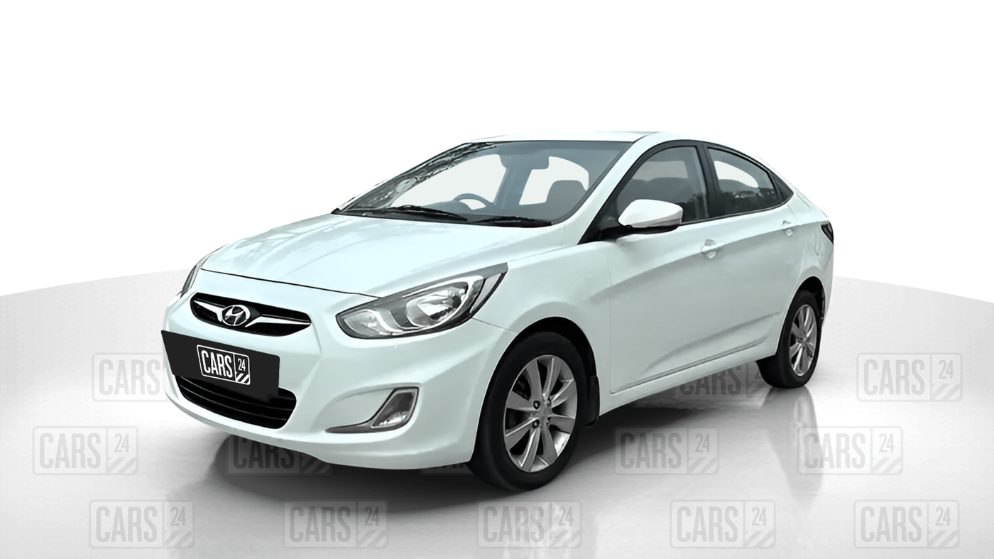 2012 Hyundai Verna FLUIDIC 1.6 CRDI SX, Diesel, Manual, 50,181 km, Left Front Diagonal