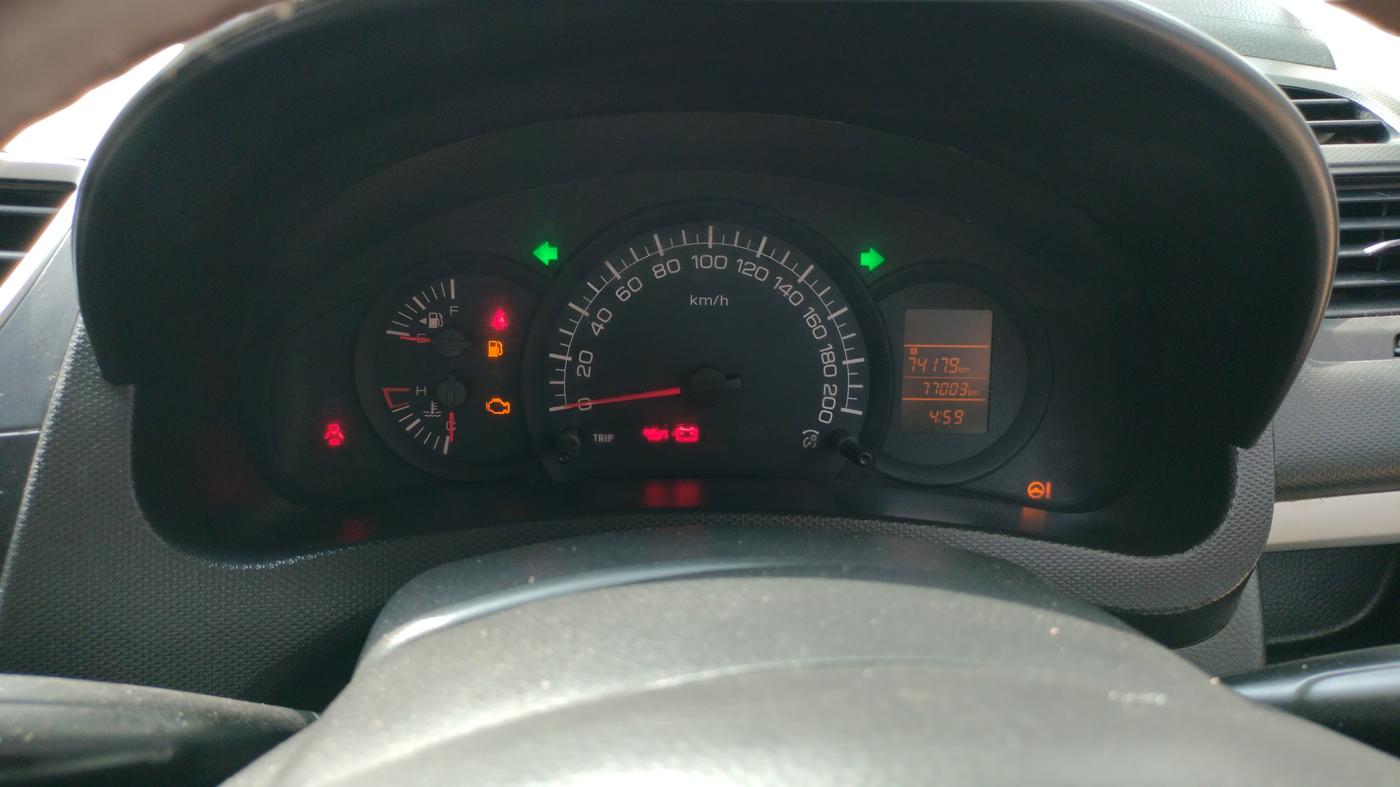 2016 Maruti Swift LXI, Petrol, Manual, 77,003 km, Odometer Image