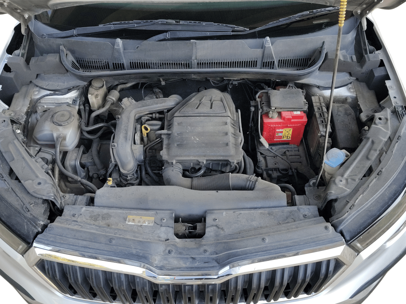 2021 Skoda KUSHAQ STYLE 1.0L TSI AT, Petrol, Automatic, 44,580 km, Open Bonnet