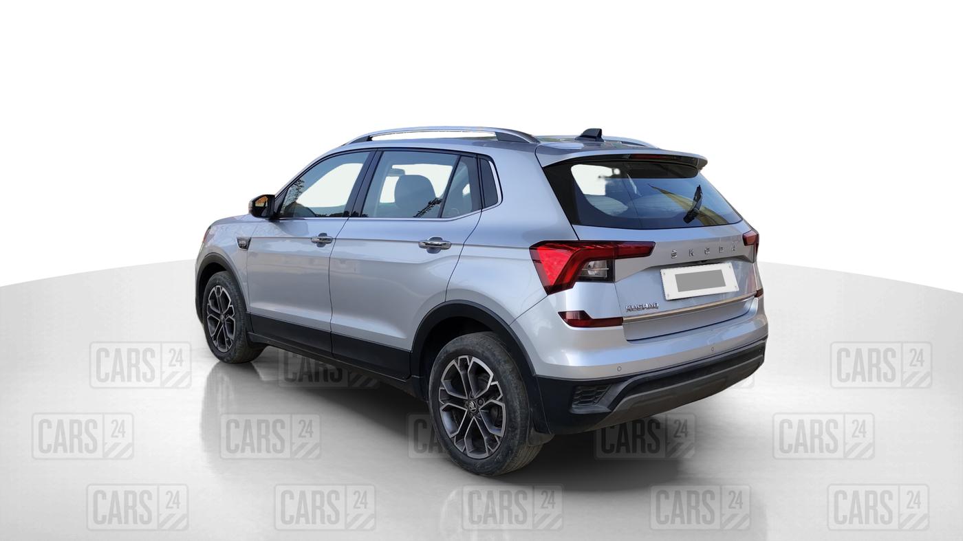 2021 Skoda KUSHAQ STYLE 1.0L TSI AT, Petrol, Automatic, 44,580 km, Left Back Diagonal