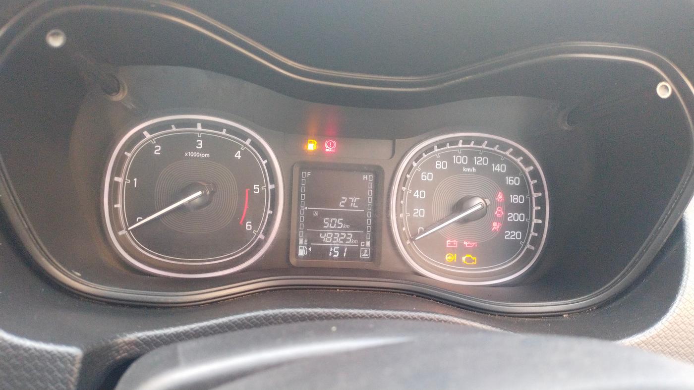 2019 Maruti Vitara Brezza ZDI, Diesel, Manual, 48,323 km, Odometer Image