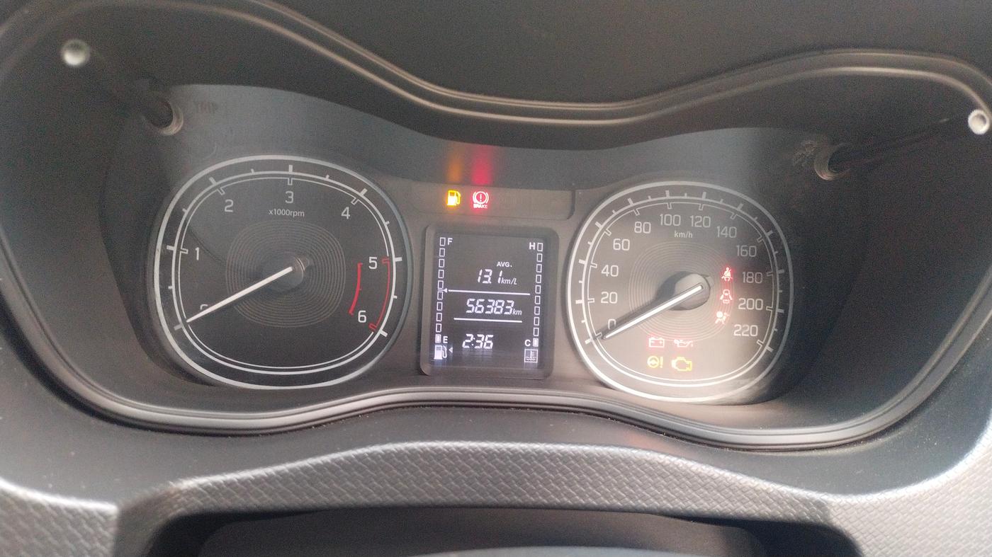 2017 Maruti Vitara Brezza VDI, Diesel, Manual, 56,383 km, Odometer Image