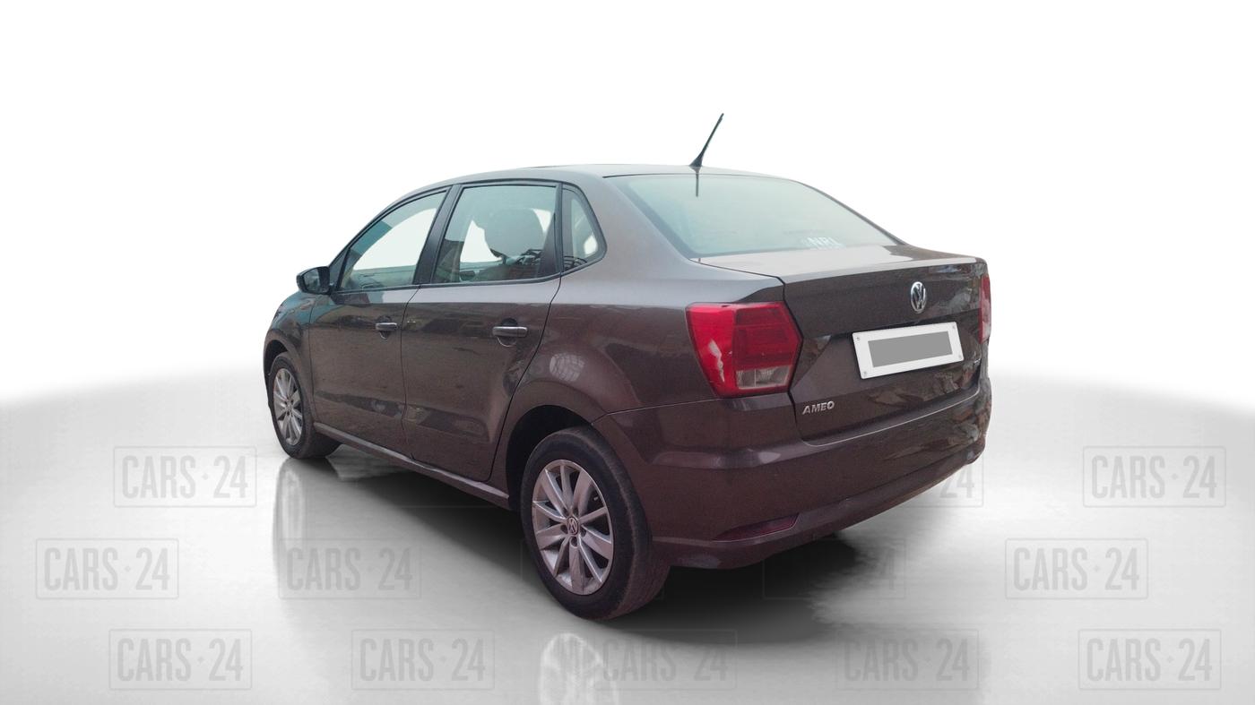 2016 Volkswagen Ameo HIGHLINE DSG 1.5 DIESEL , Diesel, Automatic, 1,69,172 km, Left Back Diagonal