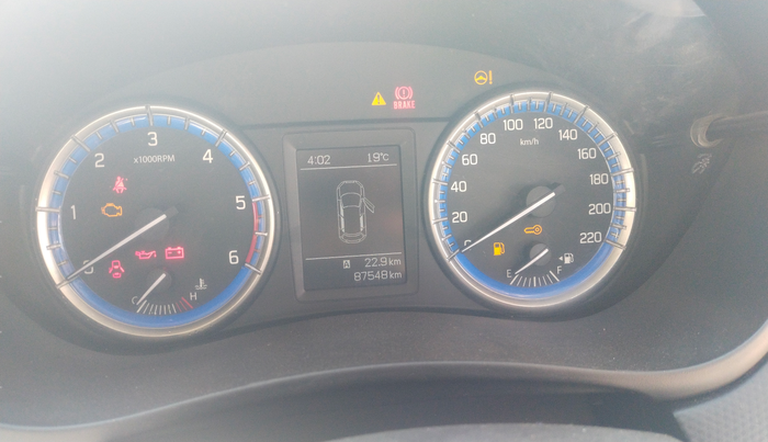 2016 Maruti S Cross ZETA 1.3, Diesel, Manual, 87,548 km, Odometer Image