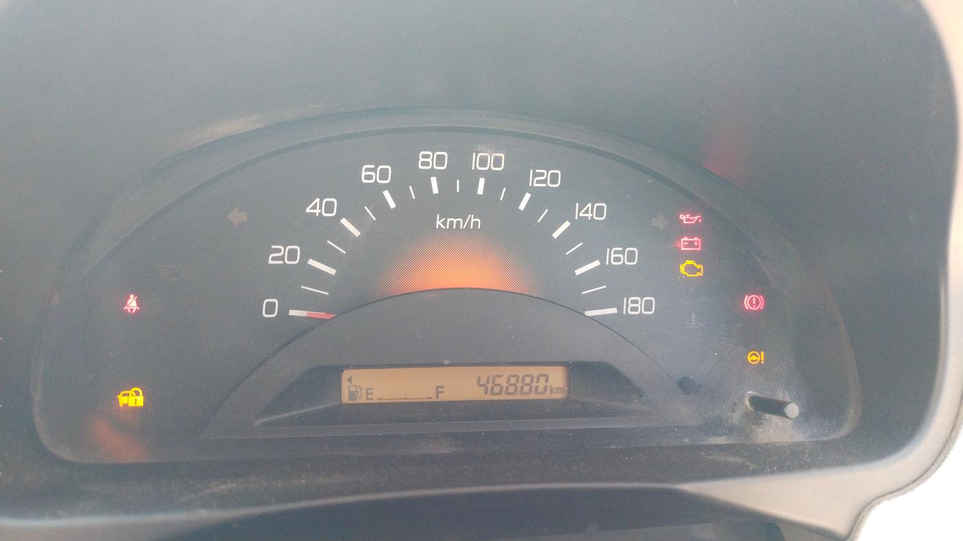 2015 Maruti Wagon R 1.0 LXI, Petrol, Manual, 46,880 km, Odometer Image