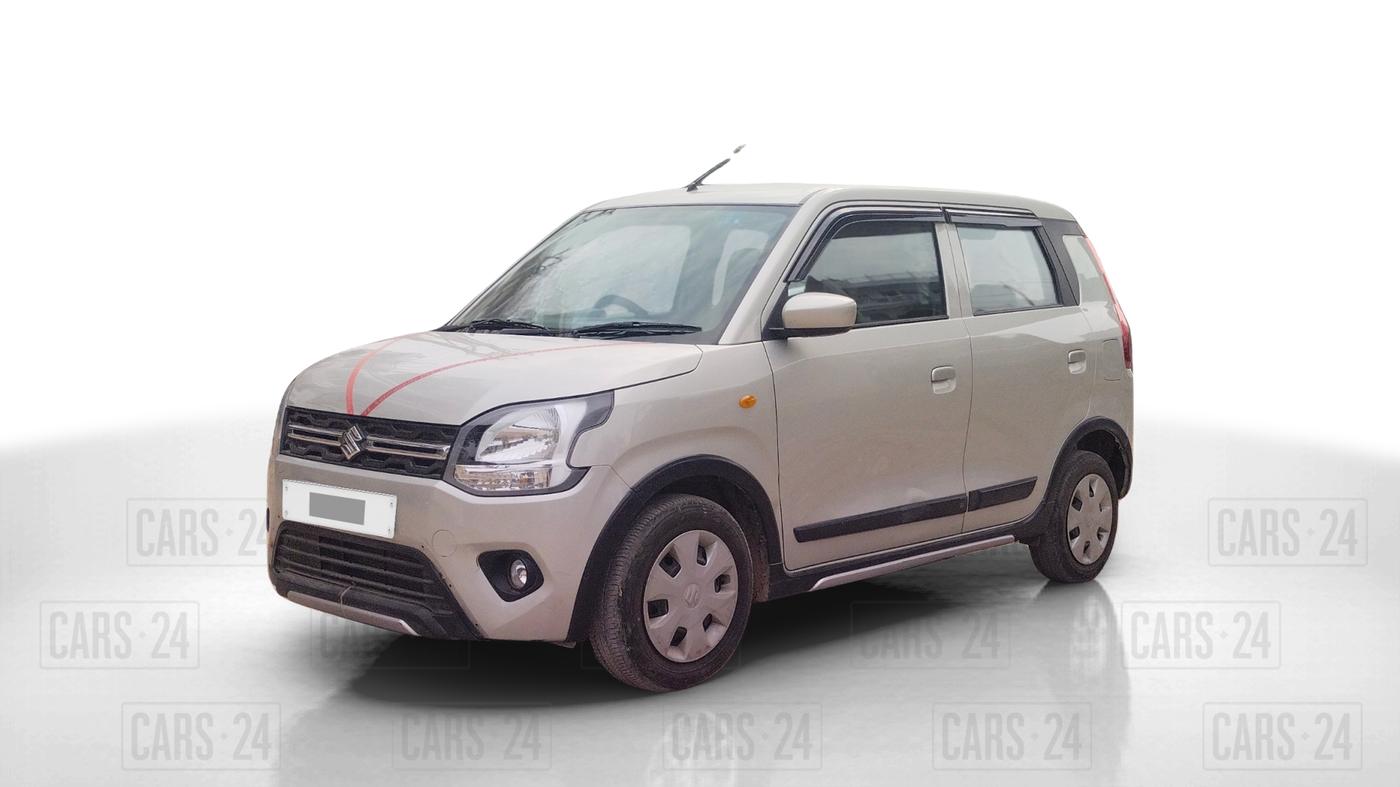 2019 Maruti New Wagon-R VXI 1.0, Petrol, Manual, 35,336 km, Left Front Diagonal
