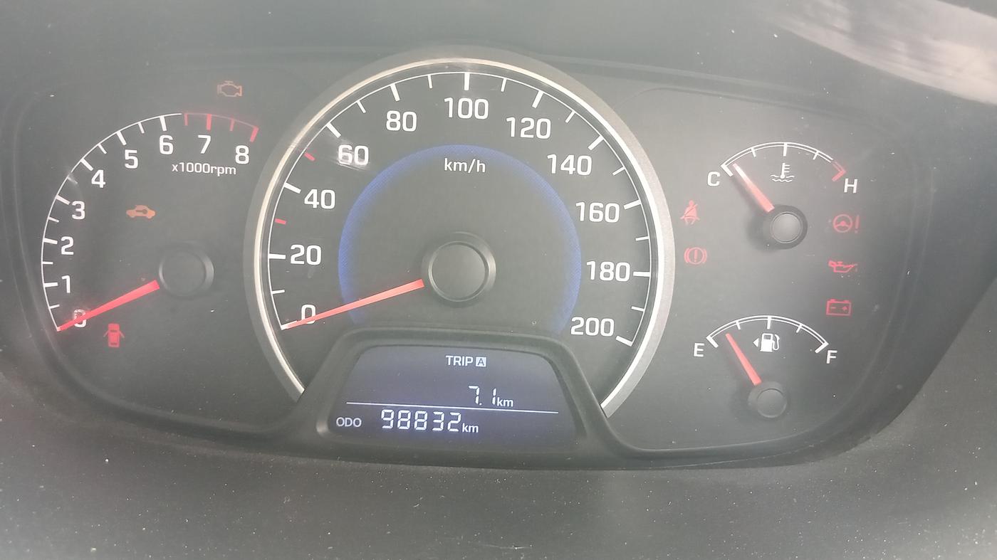 2016 Hyundai Grand i10 SPORTZ 1.2 KAPPA VTVT, Petrol, Manual, 98,832 km, Odometer Image
