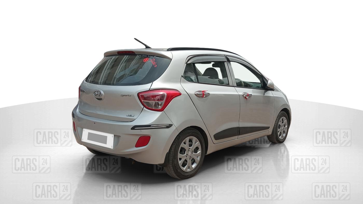 2016 Hyundai Grand i10 SPORTZ 1.2 KAPPA VTVT, Petrol, Manual, 98,832 km, Right Back Diagonal