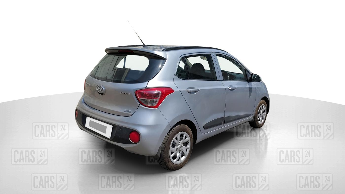 2019 Hyundai Grand i10 SPORTZ 1.2 KAPPA VTVT, Petrol, Manual, 57,915 km, Right Back Diagonal