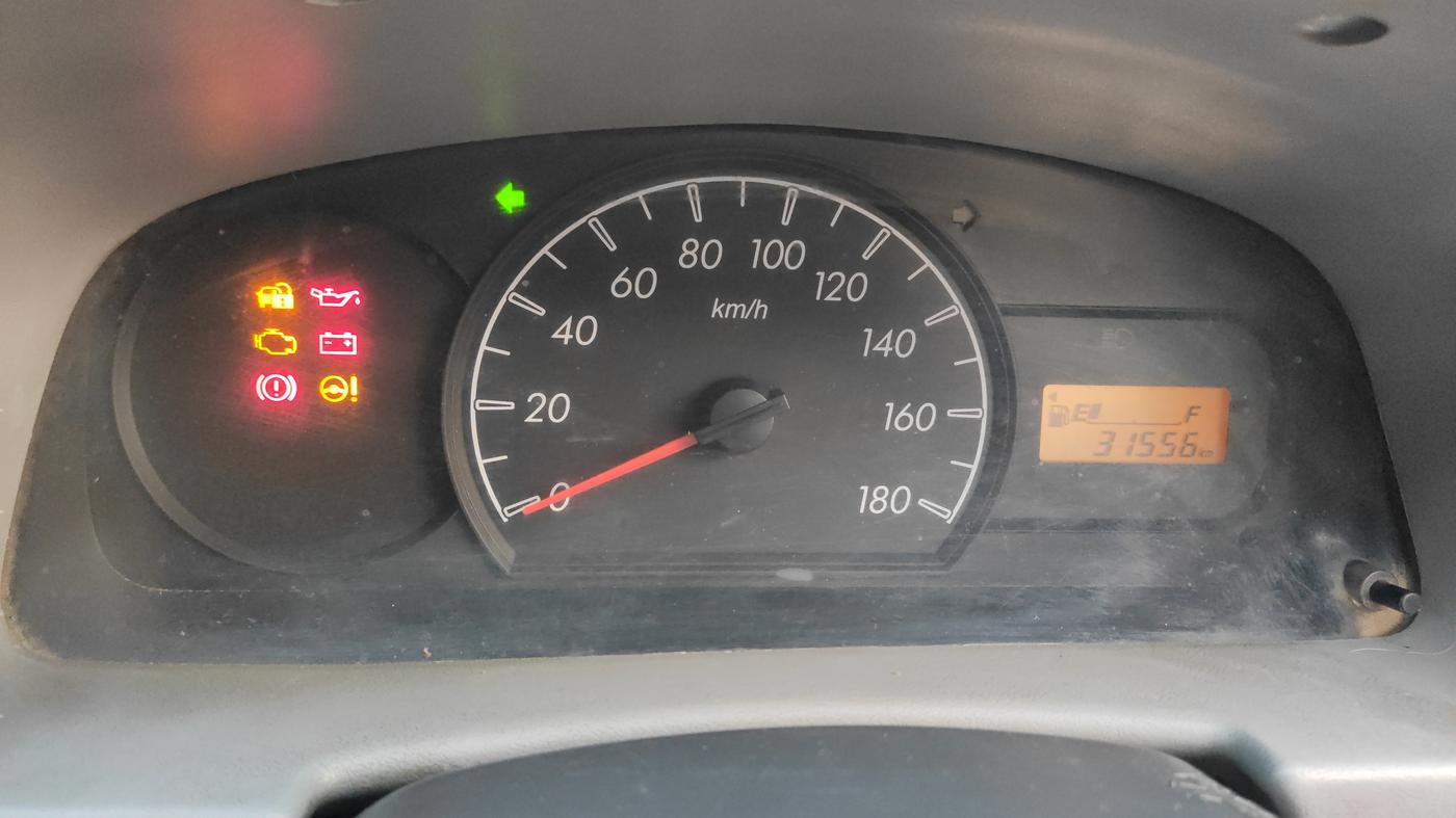 2010 Maruti Alto LXI, Petrol, Manual, 31,556 km, Odometer Image
