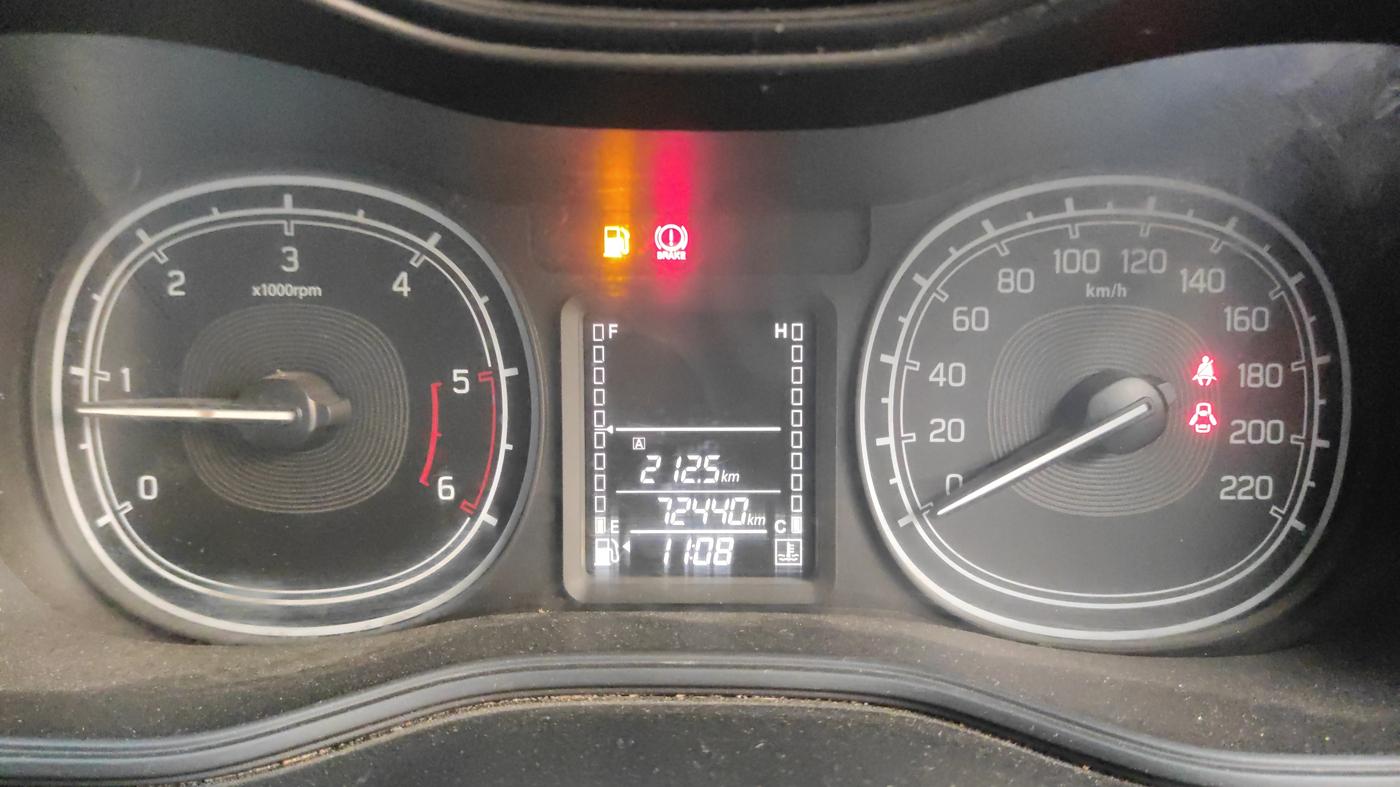 2018 Maruti Vitara Brezza VDI, Diesel, Manual, 72,440 km, Odometer Image