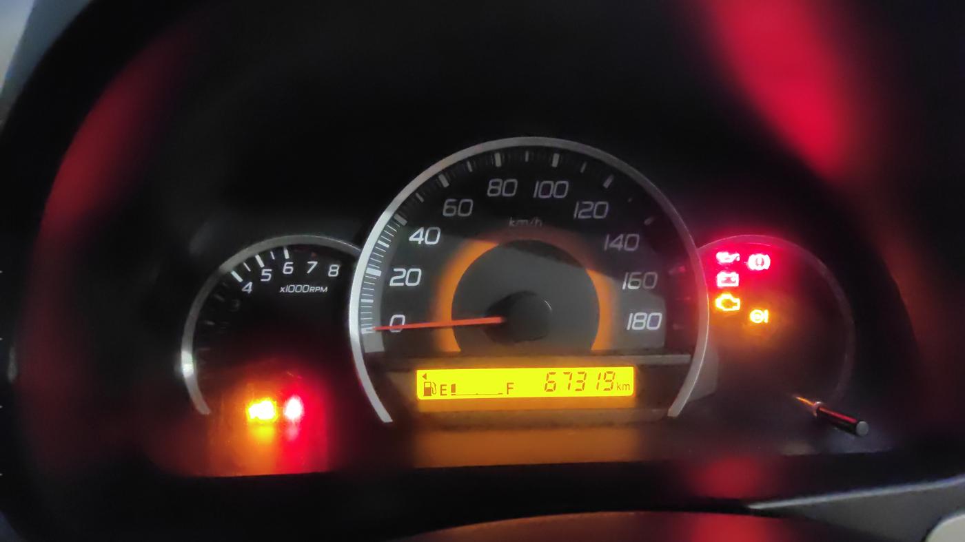 2016 Maruti Wagon R 1.0 VXI, Petrol, Manual, 67,319 km, Odometer Image