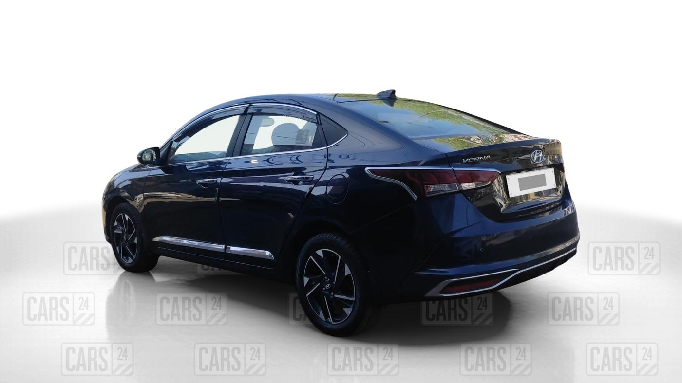 2021 Hyundai Verna SX (O) 1.5 CRDI, Diesel, Manual, 82,093 km, Left Back Diagonal