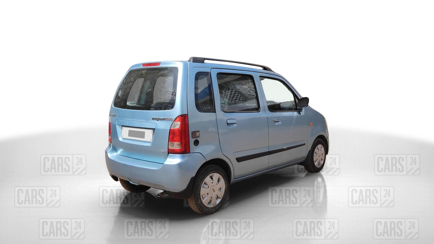 2007 Maruti Wagon R Duo DUO LXI LPG, LPG, Manual, 70,063 km, Right Back Diagonal