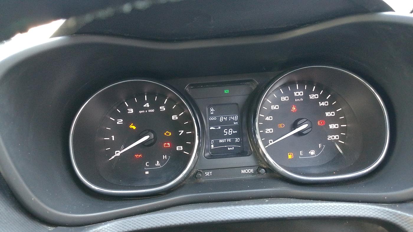 2017 Tata NEXON XZ PLUS PETROL, Petrol, Manual, 83,617 km, Odometer Image