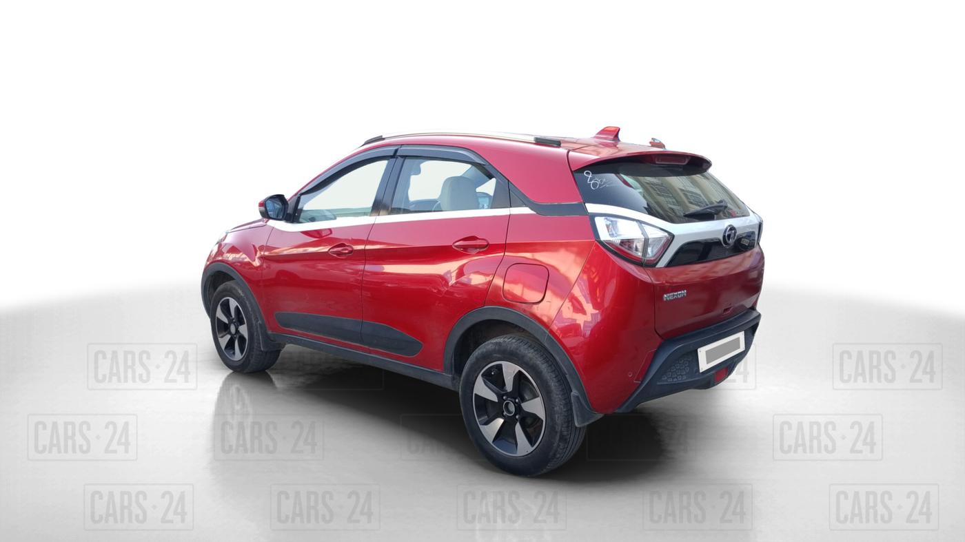 2017 Tata NEXON XZ PLUS PETROL, Petrol, Manual, 83,617 km, Left Back Diagonal