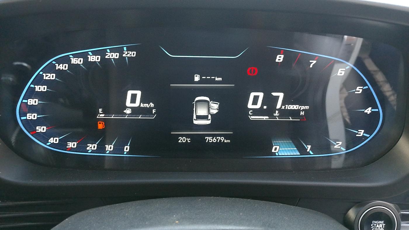 2021 Hyundai NEW I20 ASTA 1.2 MT, Petrol, Manual, 75,679 km, Odometer Image
