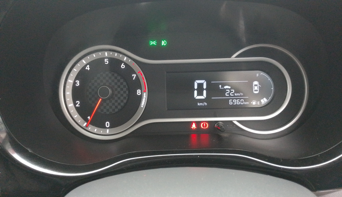 2021 Hyundai AURA SX 1.2, Petrol, Manual, 6,960 km, Odometer Image