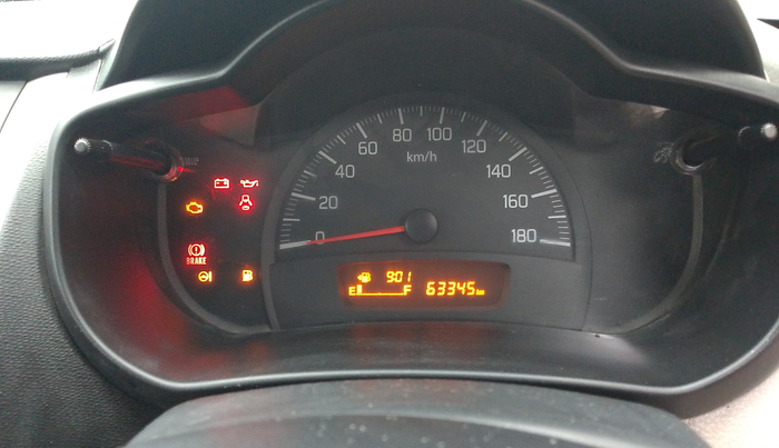 2014 Maruti Celerio VXI, Petrol, Manual, 63,345 km, Odometer Image