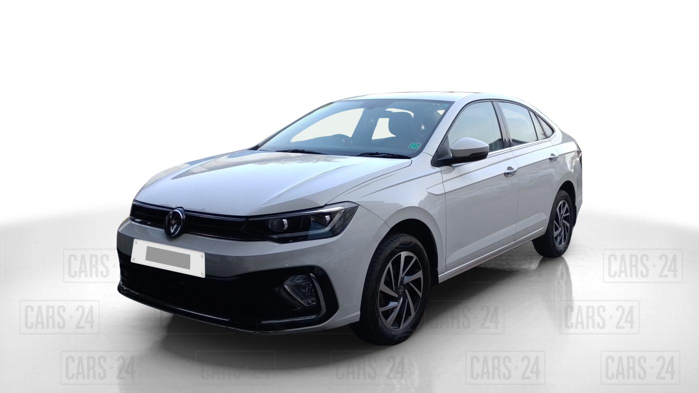 2023 Volkswagen VIRTUS TOPLINE TSI 1.0 AT, Petrol, Automatic, 23,879 km, Left Front Diagonal